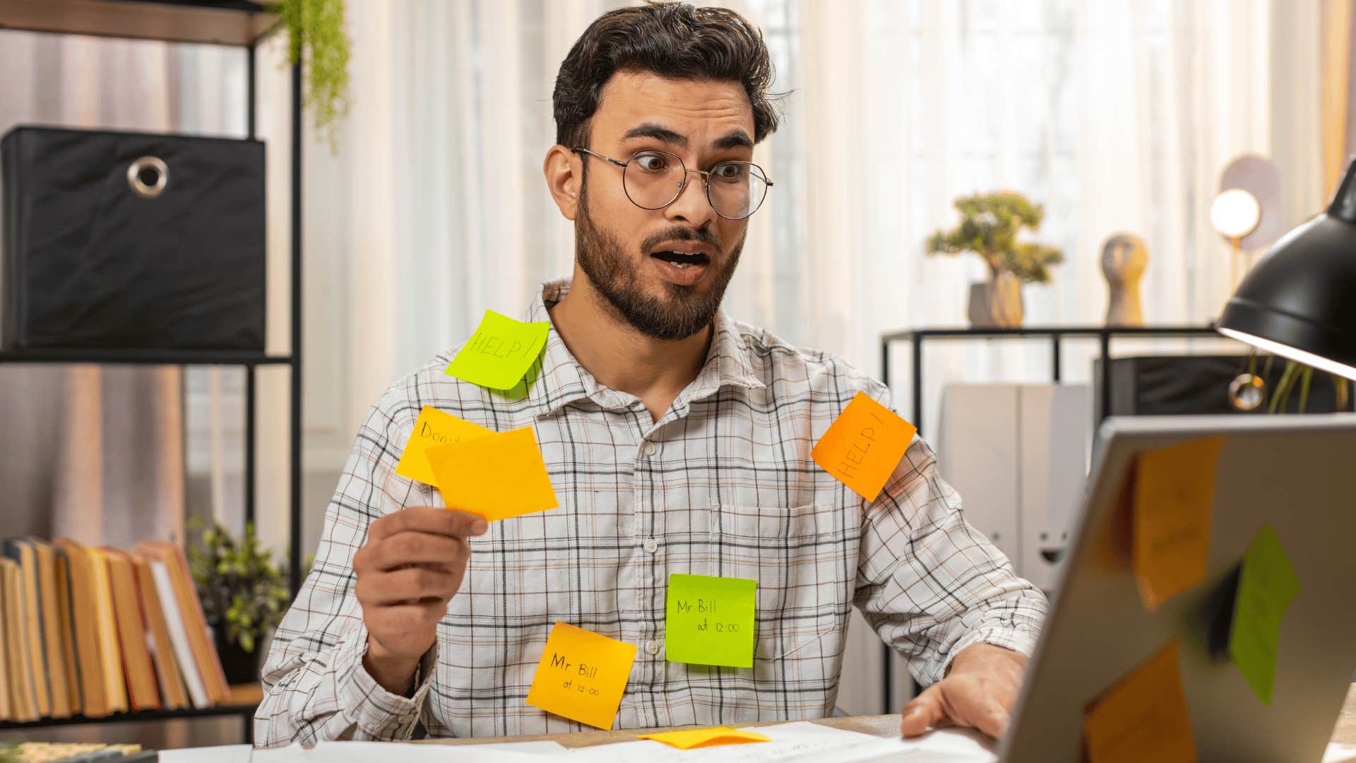 man struggling transitioning tasks things horrify people adhd