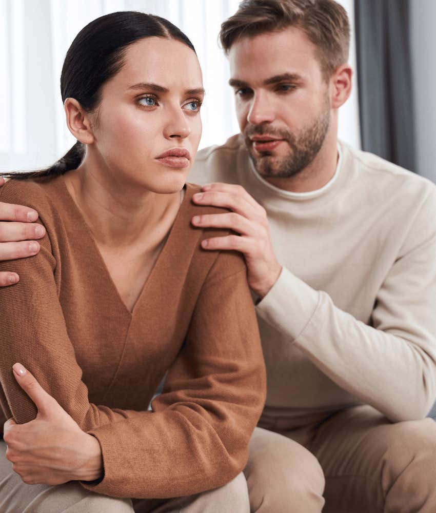 Man expects woman to feel love she can't handle