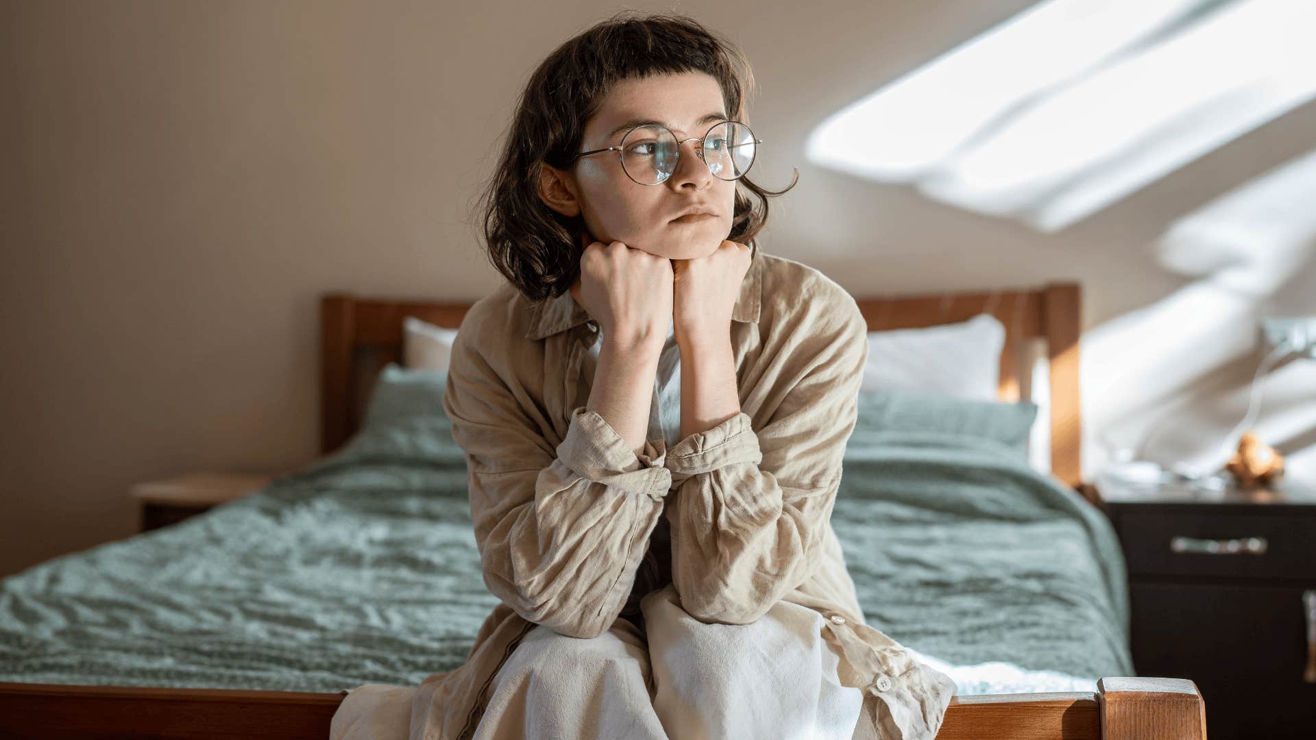 good woman blocking her own blessings by masking parts of herself