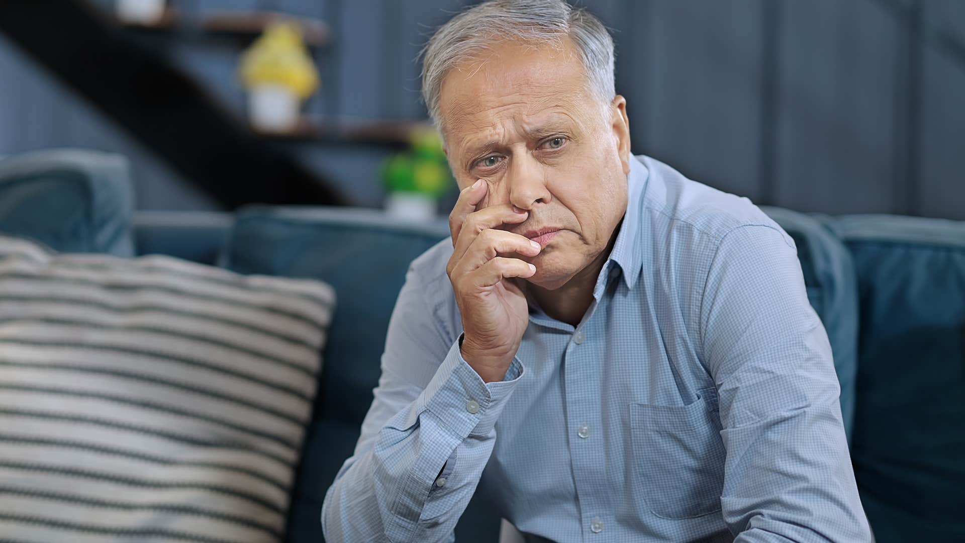 good man blocking his own blessings by numbing his emotions