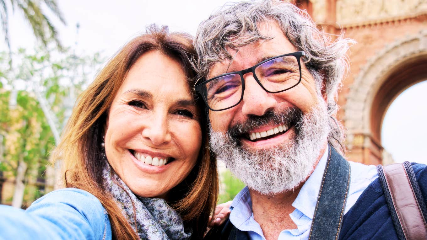 Couple in a long term, happy relationship.