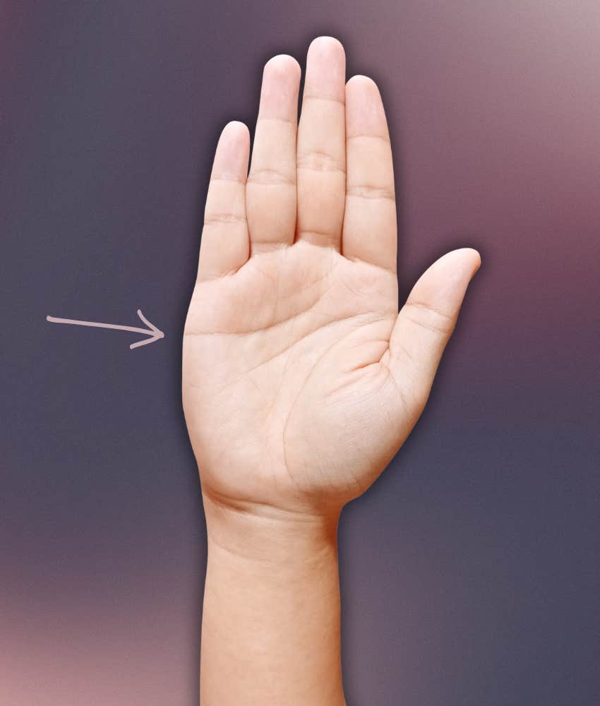 arched love lines palm meaning