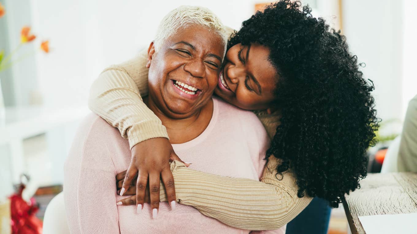 Your Birth Date Reveals Exactly What You’re Meant To Teach Your Family adult woman hugging her mother