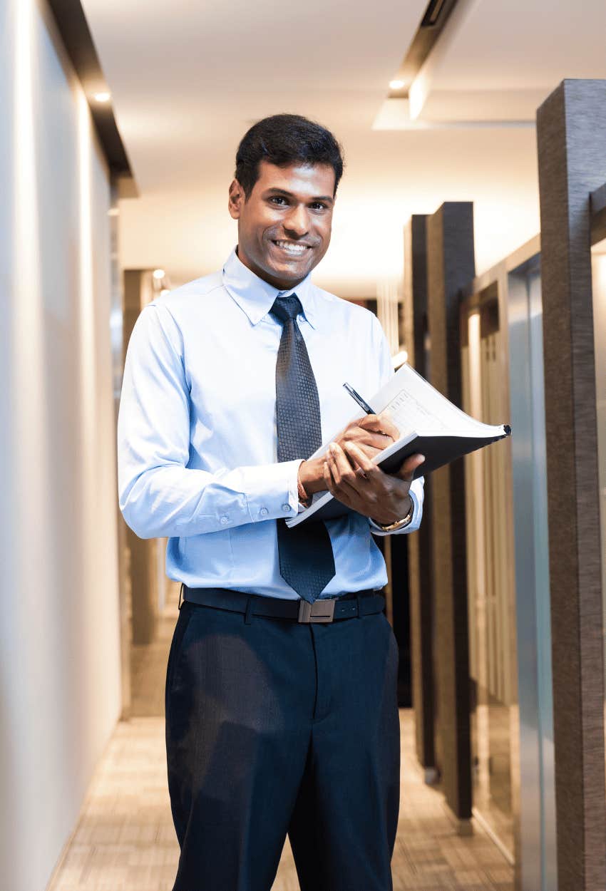 Worker who understands that boundaries are essential to a healthy workplace dynamic