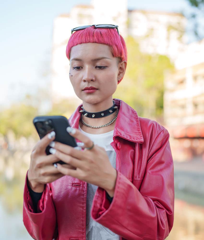 social media to protect themselves being tempted by ex