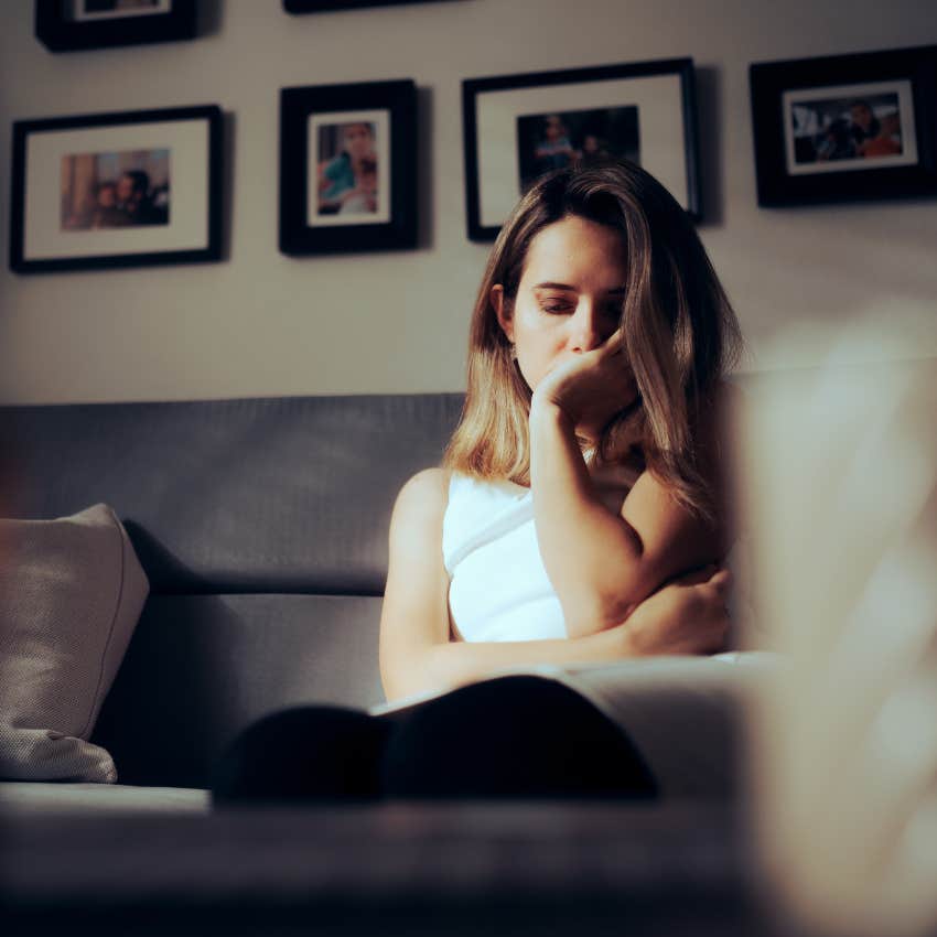 woman who doesn't feel good about herself about guy who isn't the one never was