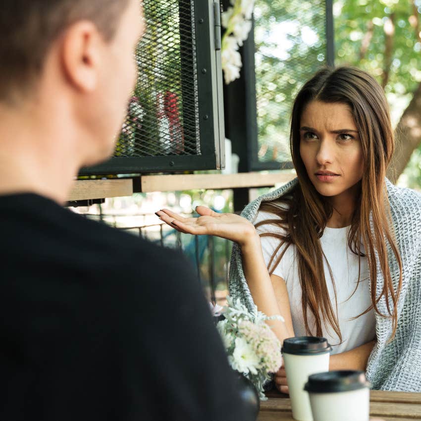 man using common relationship phrases that dehumanize women like do the right things and she'll be yours