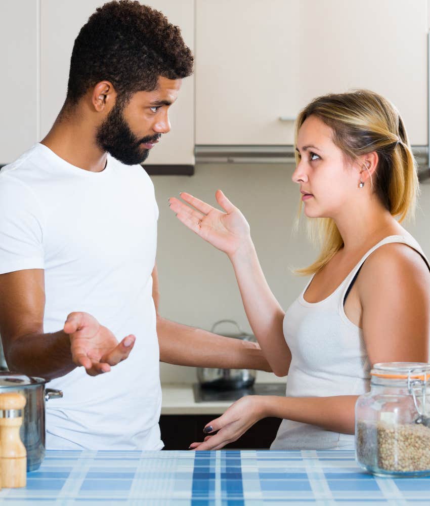 needy couple with signs of love insecurity
