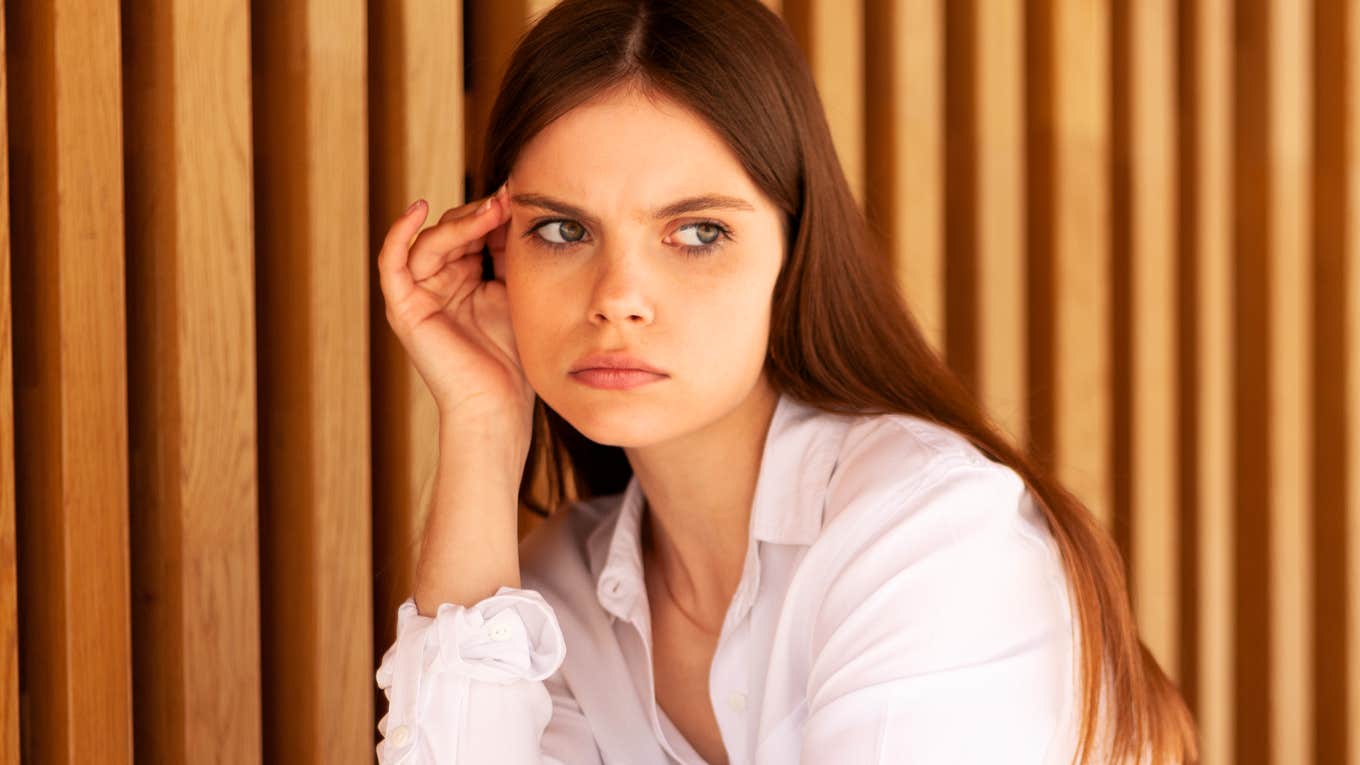 Good woman who emotionally missteps.