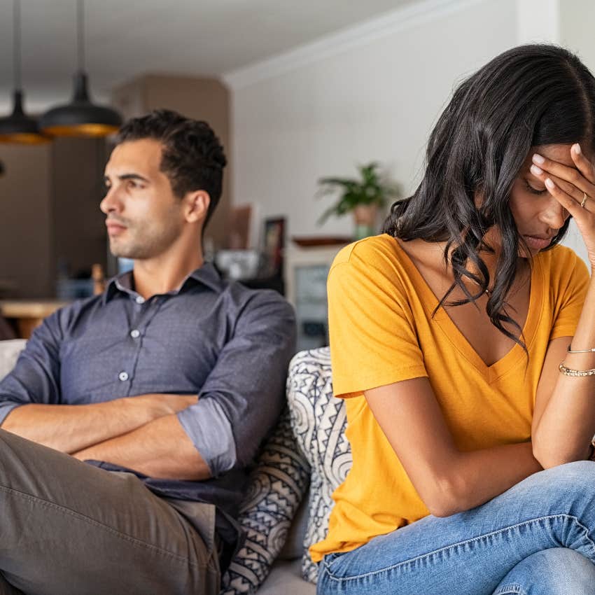 upset couple took each other for granted falling out of love