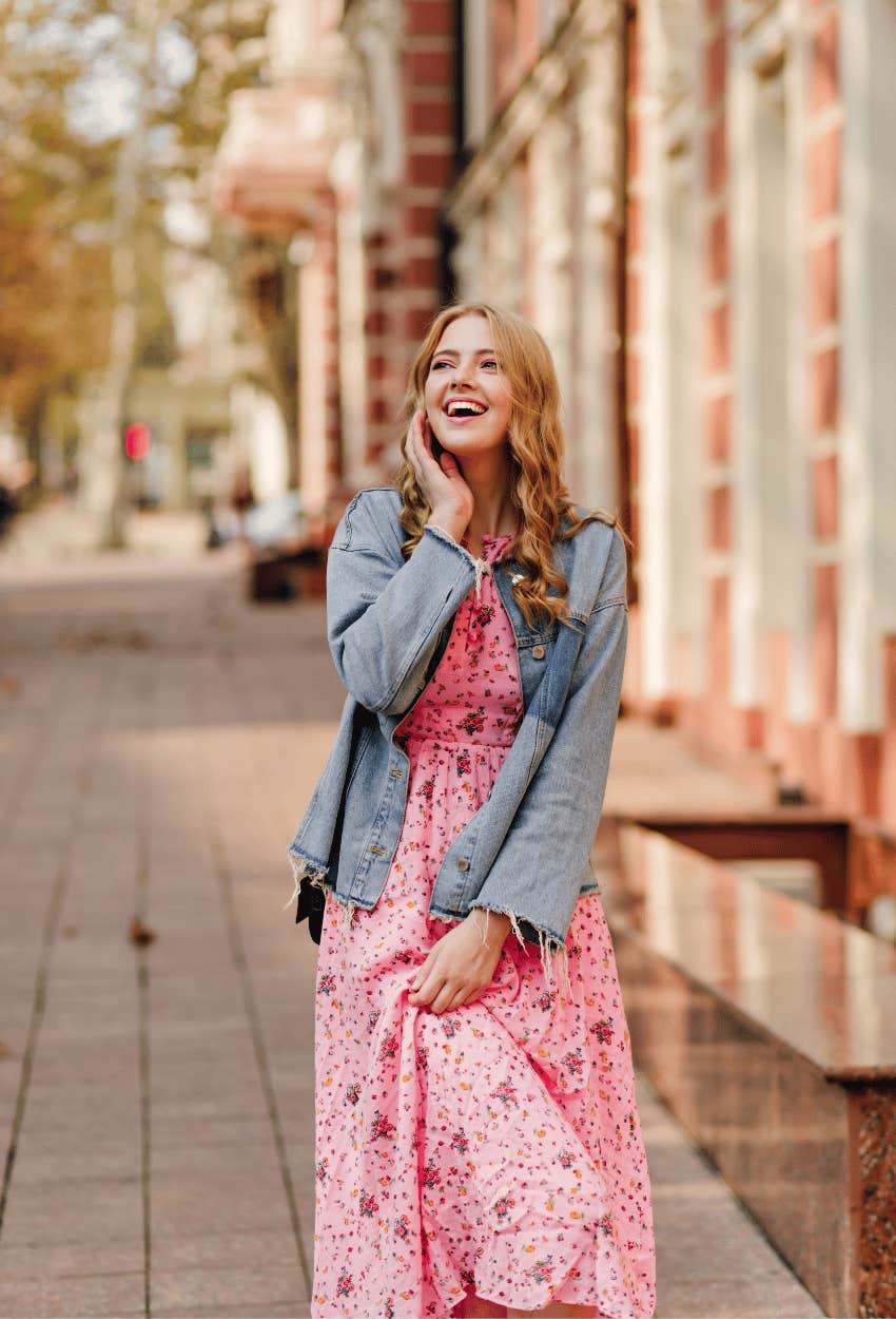Woman exploring locally fully experience life cant afford travel