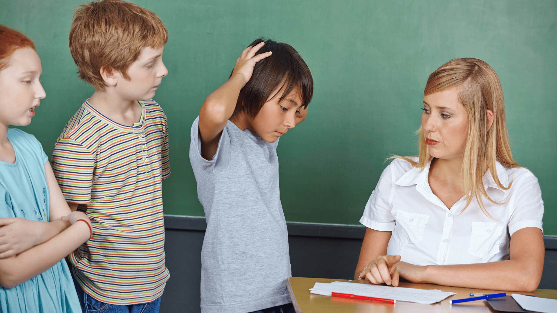 child who needs more support getting a bad grade