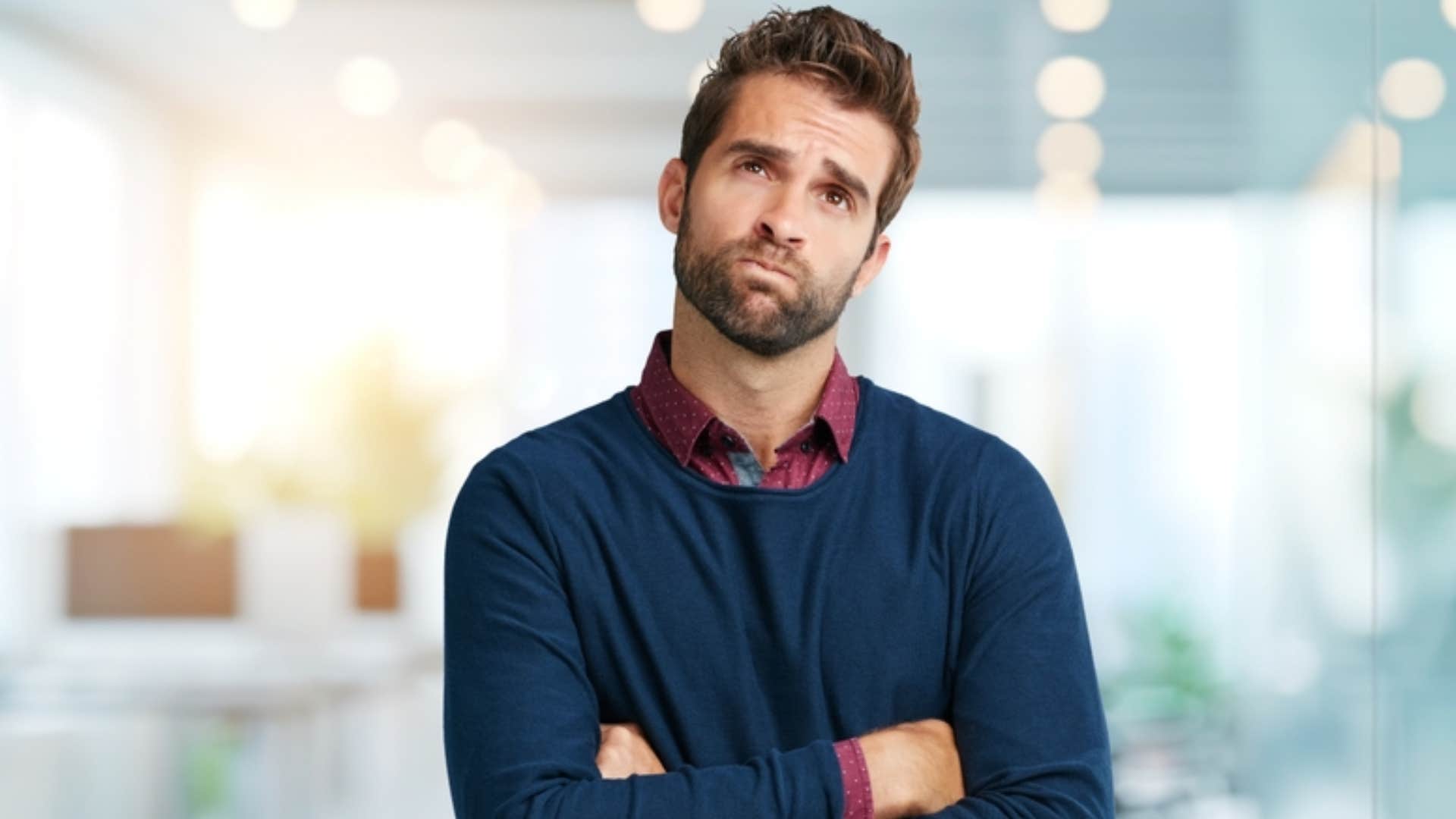 man upset after not getting his way
