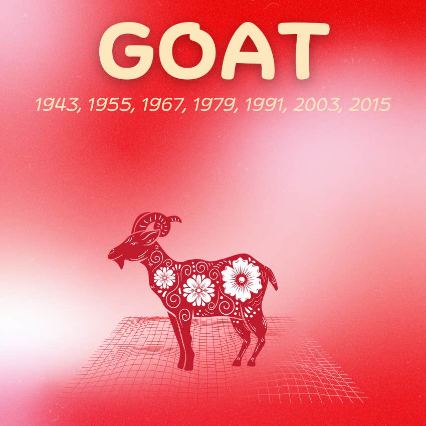 goat chinese zodiac sign weekly horoscope april 21 - 27, 2025
