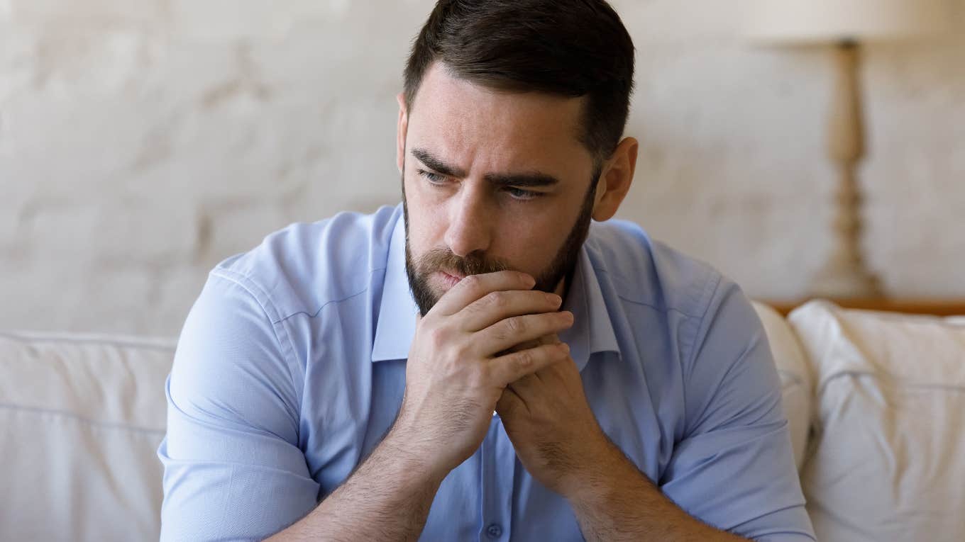 man wondering if he should skip his friends wedding because his girlfriend wasn't invited