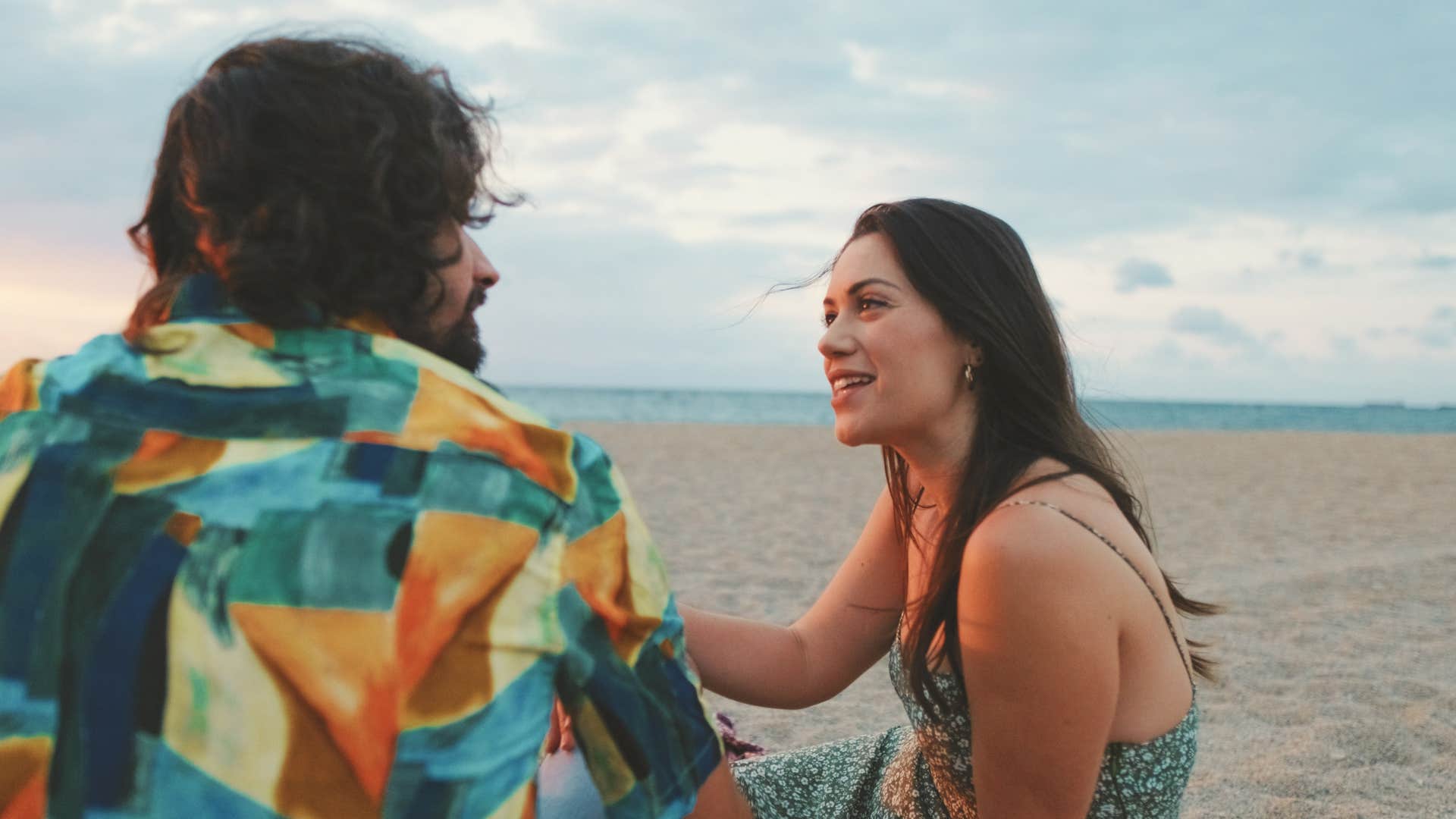couple who care about marriage scheduling conversation