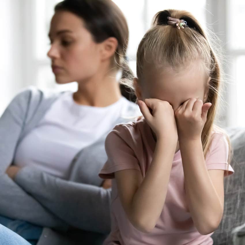 woman who falls into the parenting style of justifying