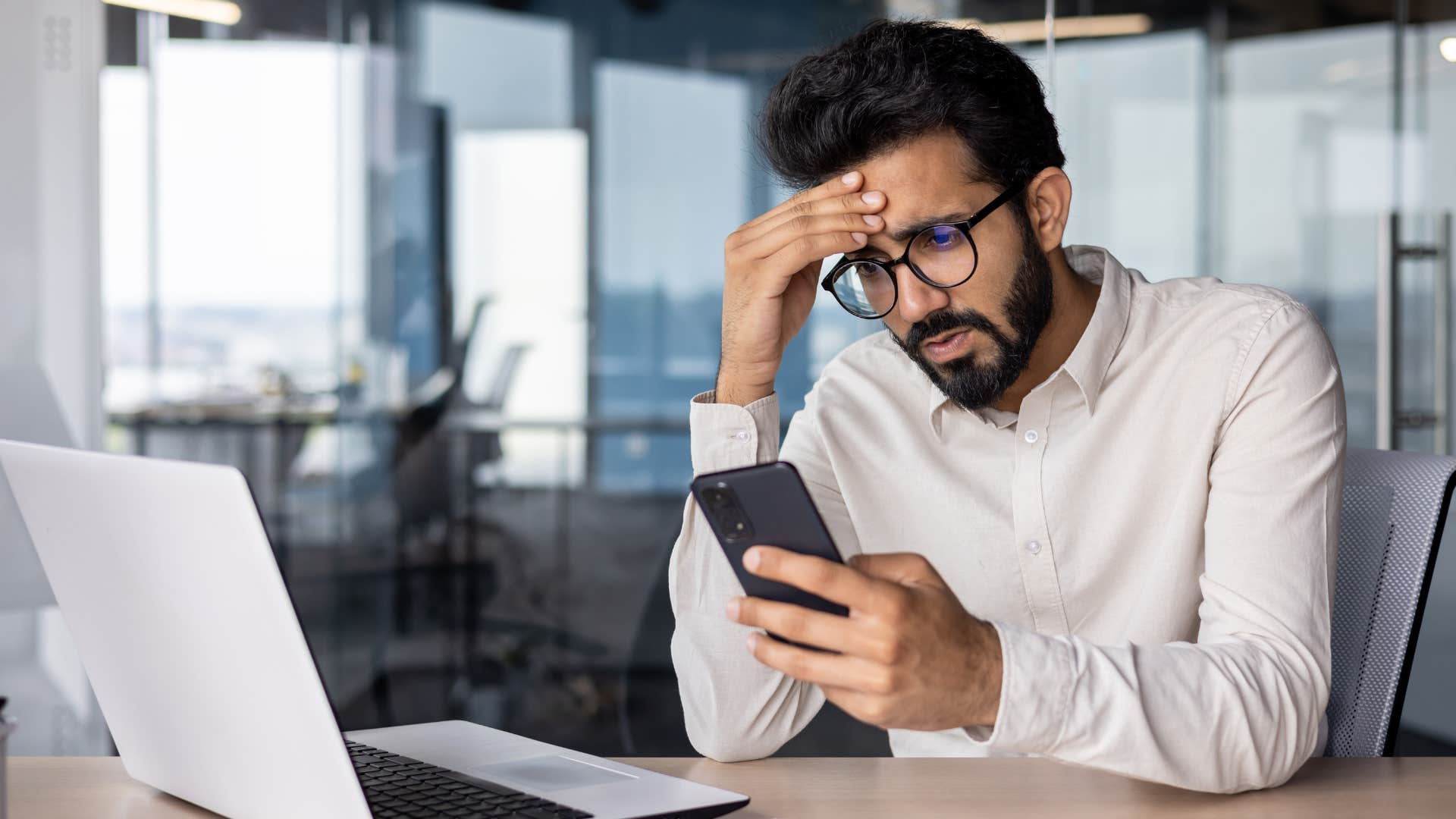 man with a desire for more freedom feeling stuck