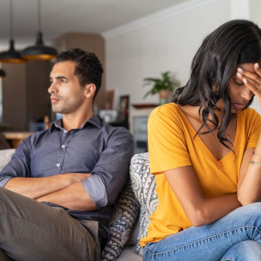 woman betraying her partner with conditional love