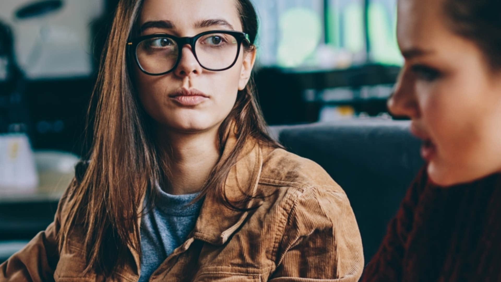 woman's friend making things unreasonably complicated