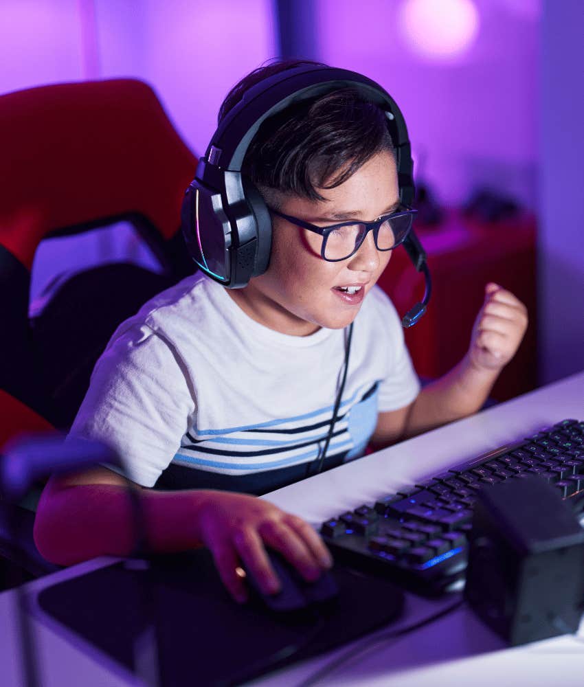 kid who plays video games and is more intelligent