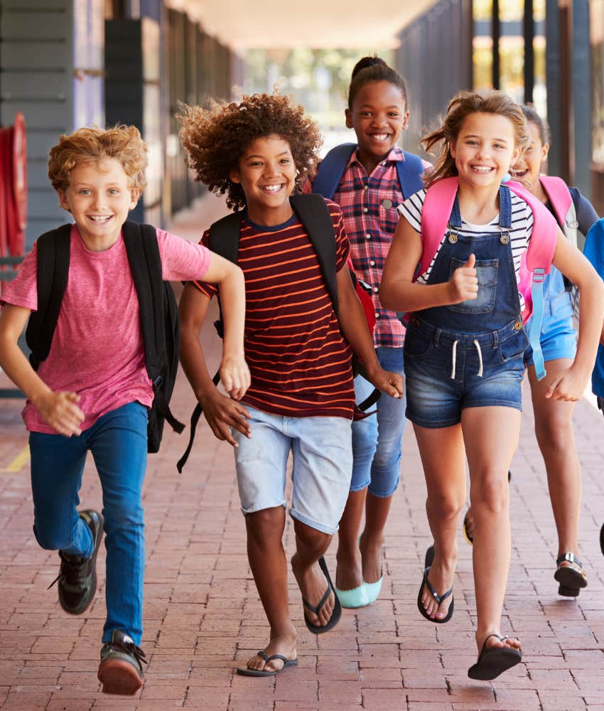 Happy social kids who never swear