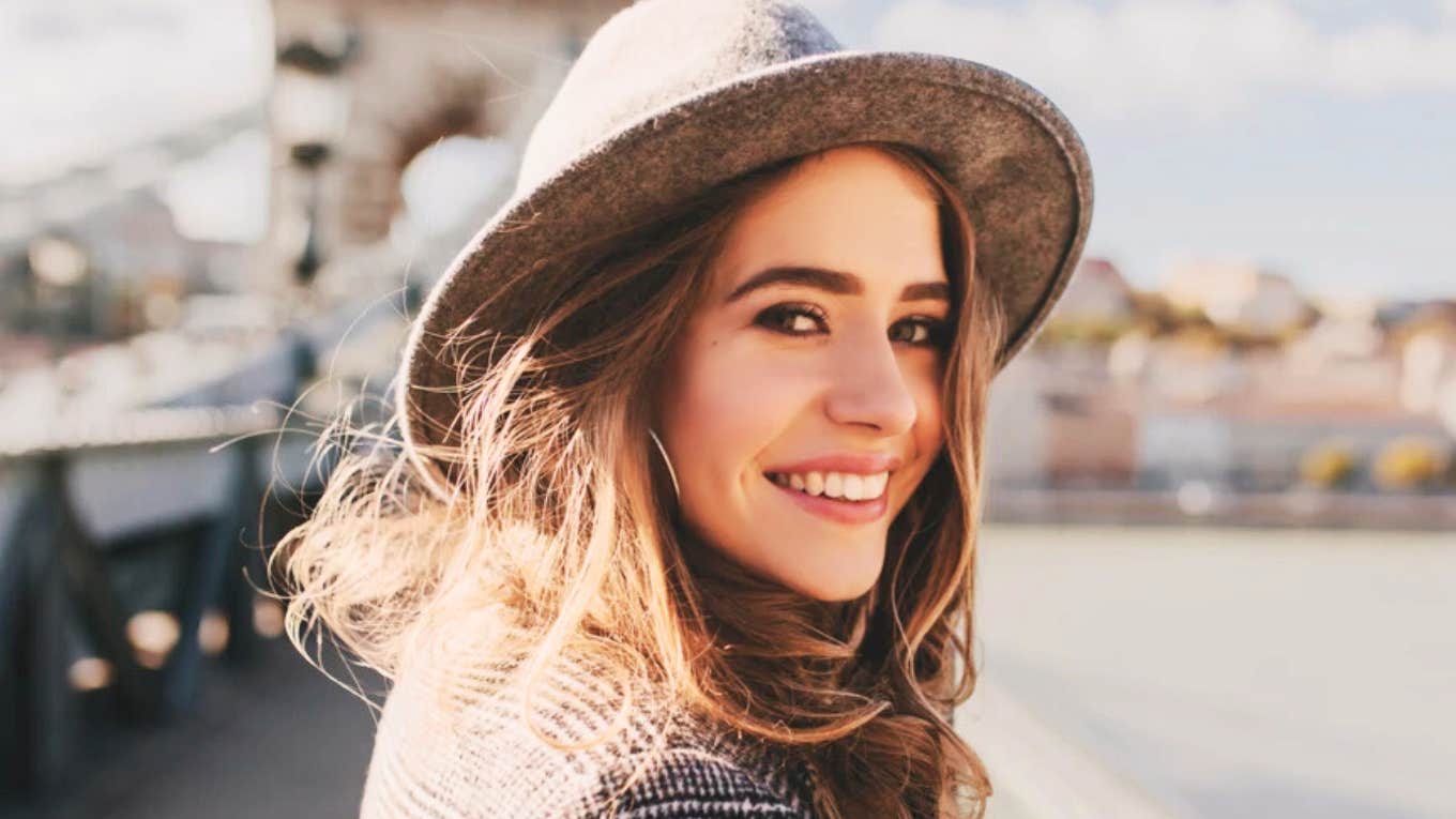 French woman with magnetic qualities. 
