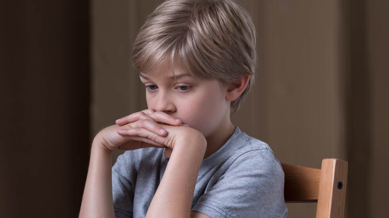 Child has damaged childhood.