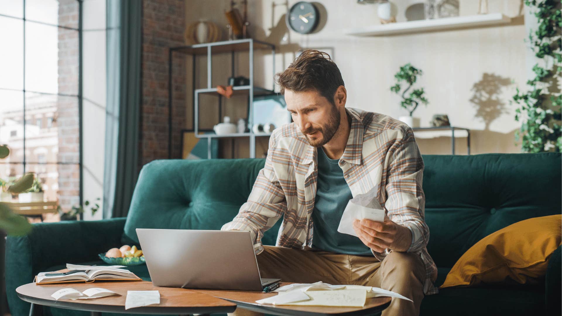 Man significantly increasing his wealth by putting unexpected money toward the future