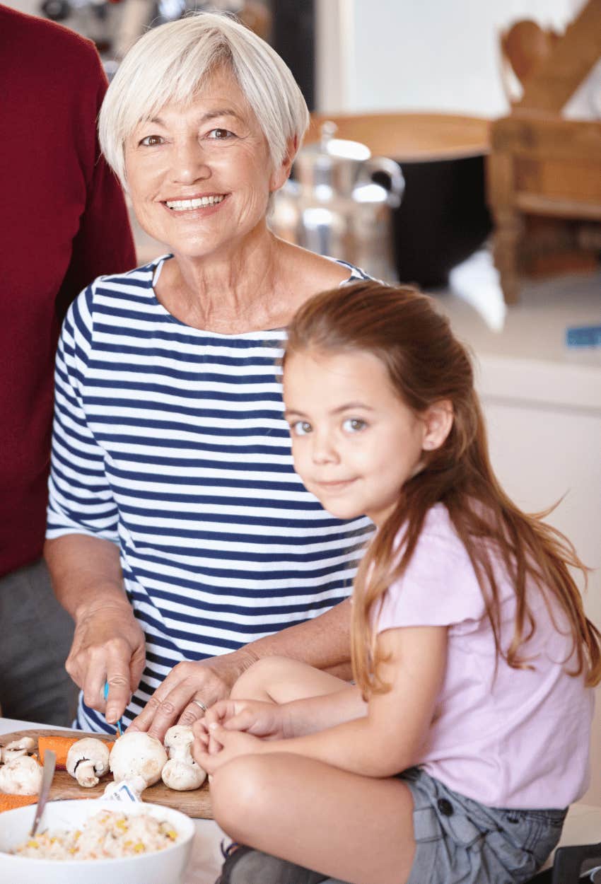 Mother-in-law right before telling her granddaughter she was a mistake