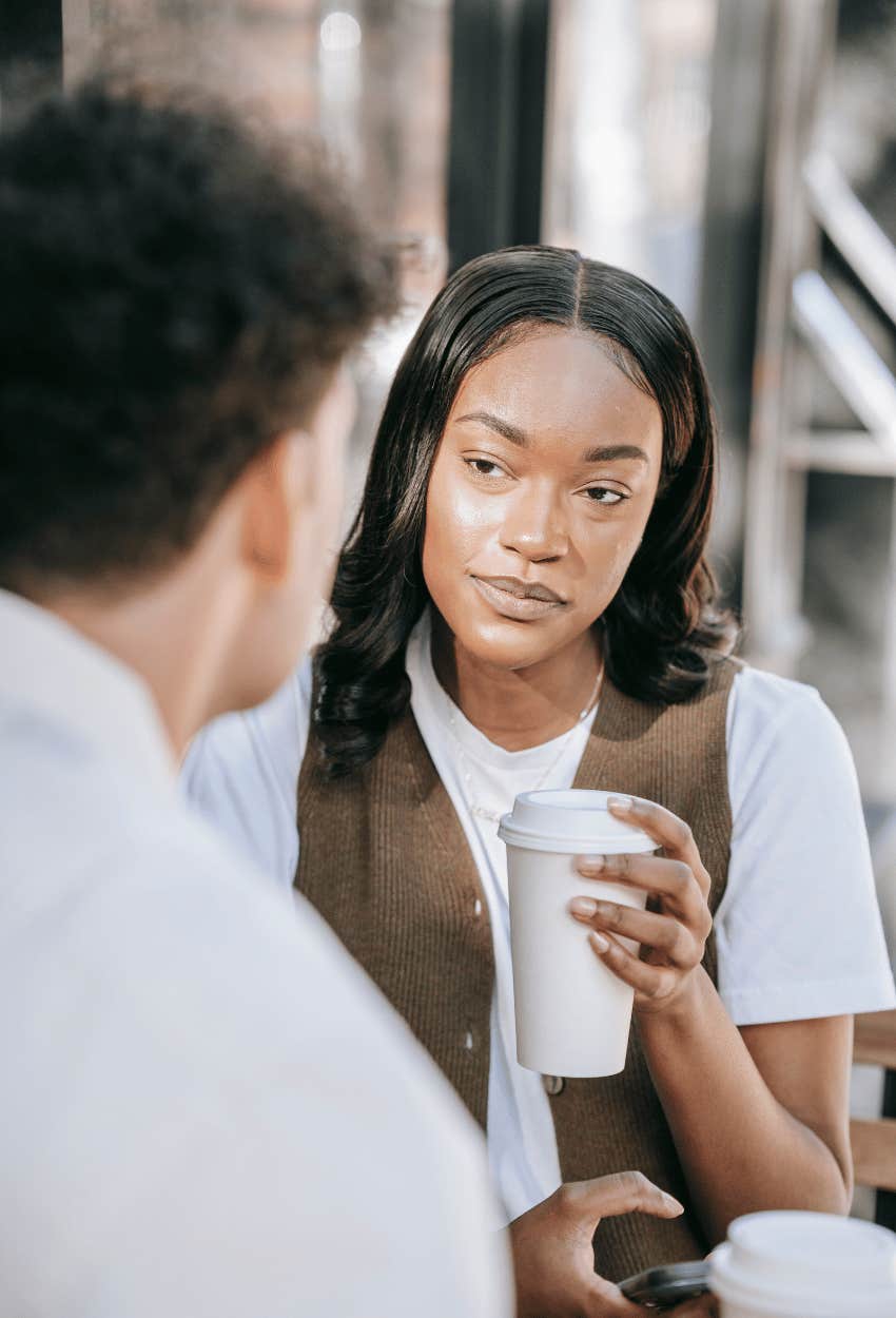 Woman's date doesn't meet her standards because she has "too good for this" syndrome