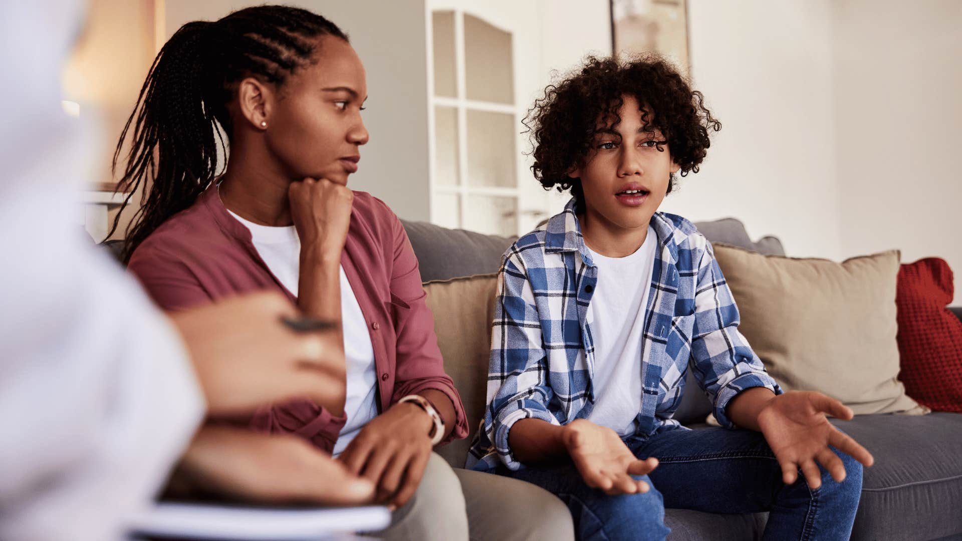 Young man explains the way he sees parenting