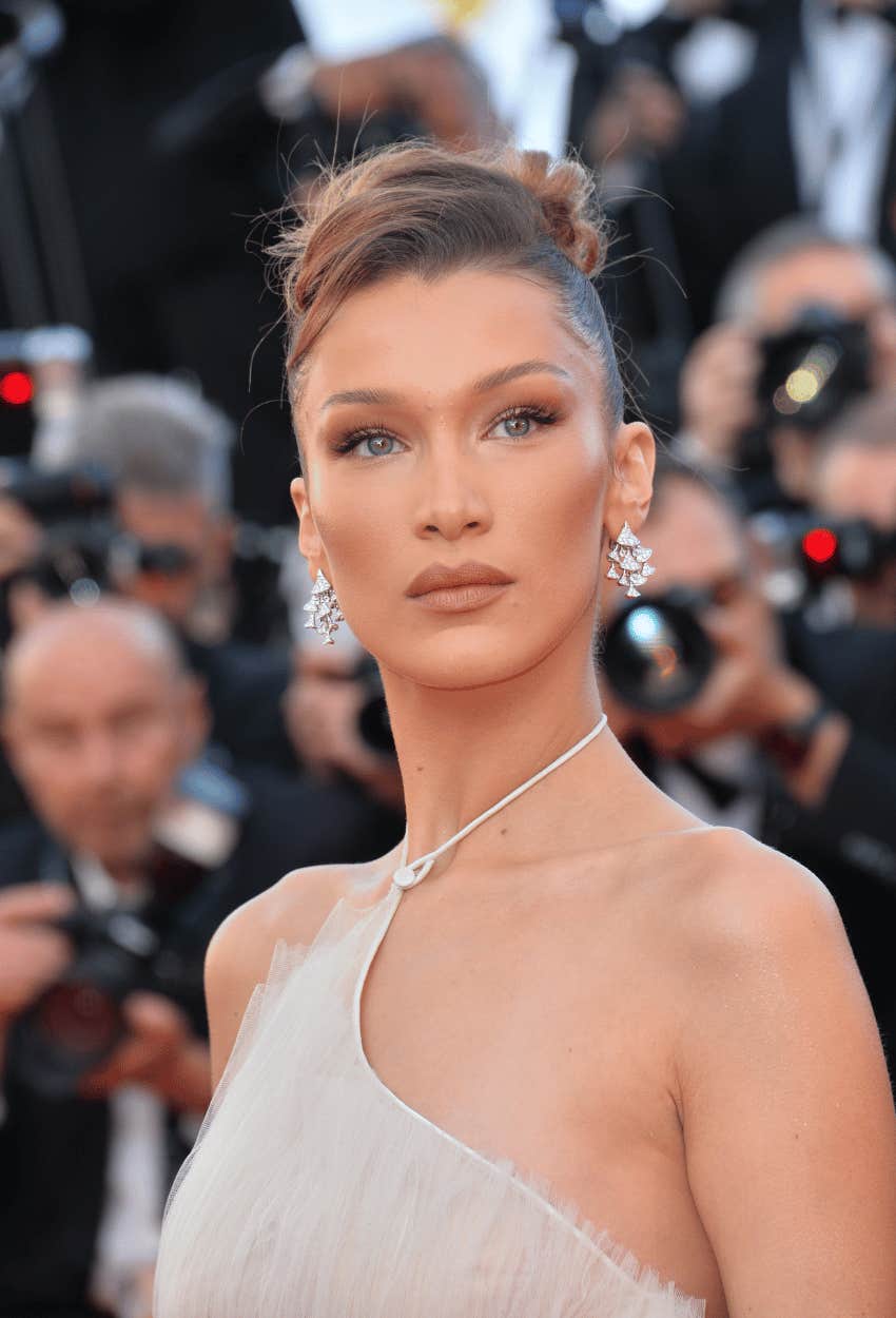 bella hadid oval face shape personality