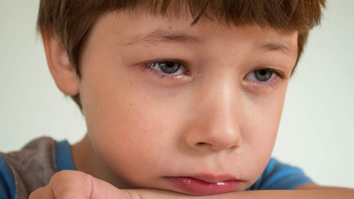 Kid is emotionally harmed.