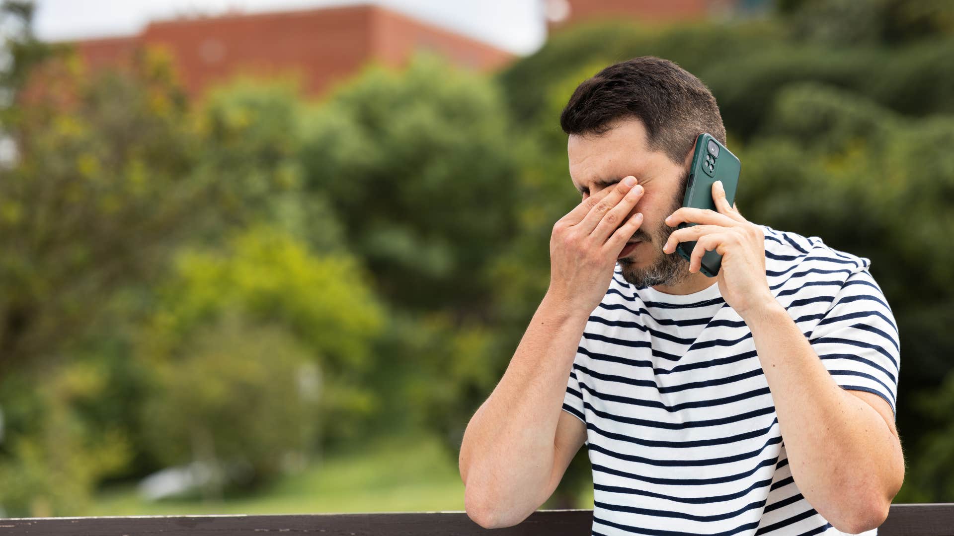man who is mentally tough frustrated