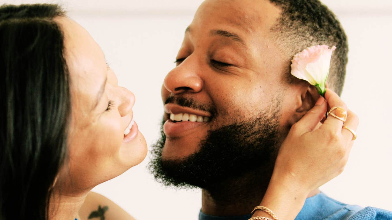 Two people in a long-term relationship.