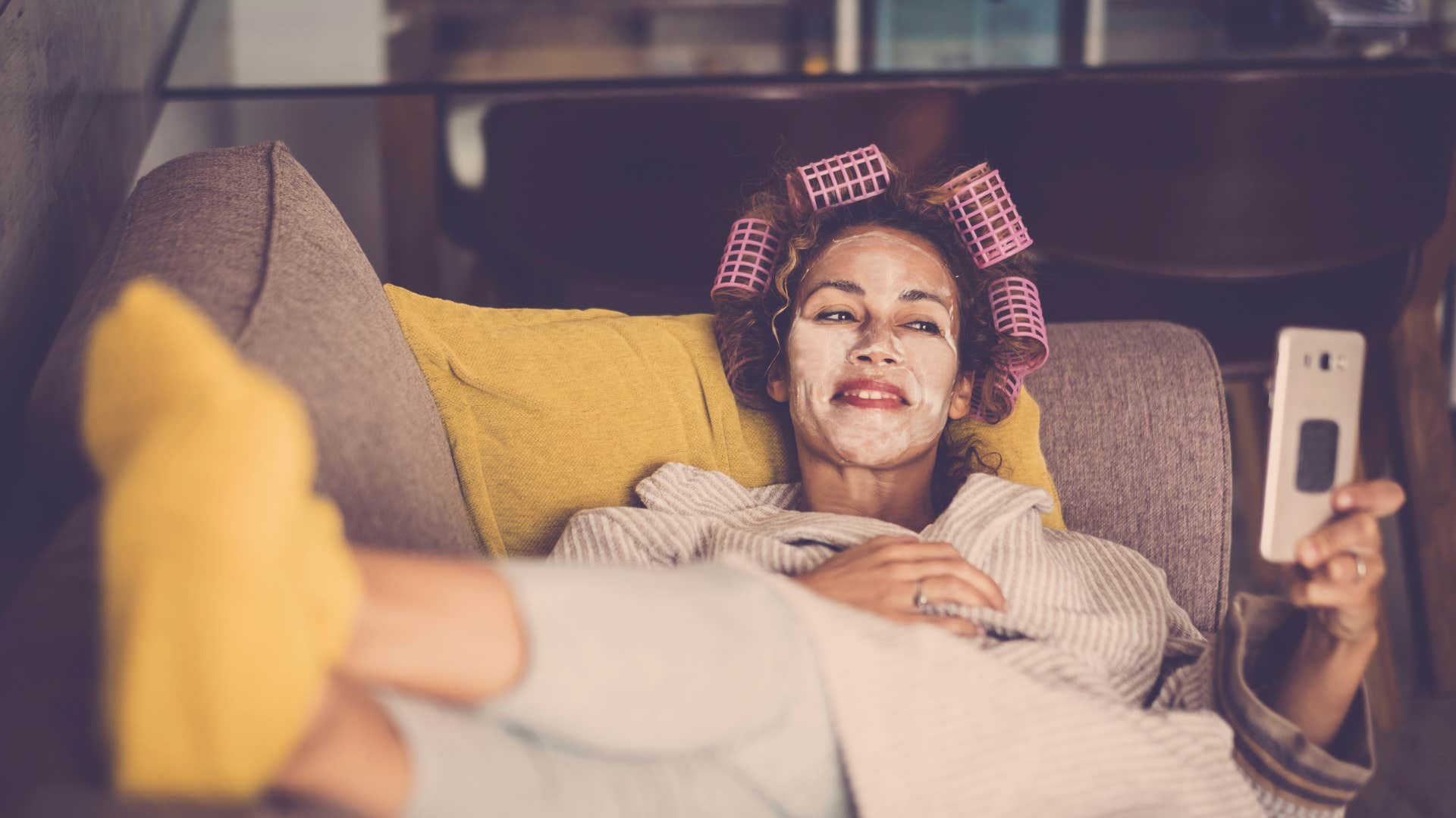 woman taking alone time after socializing too much