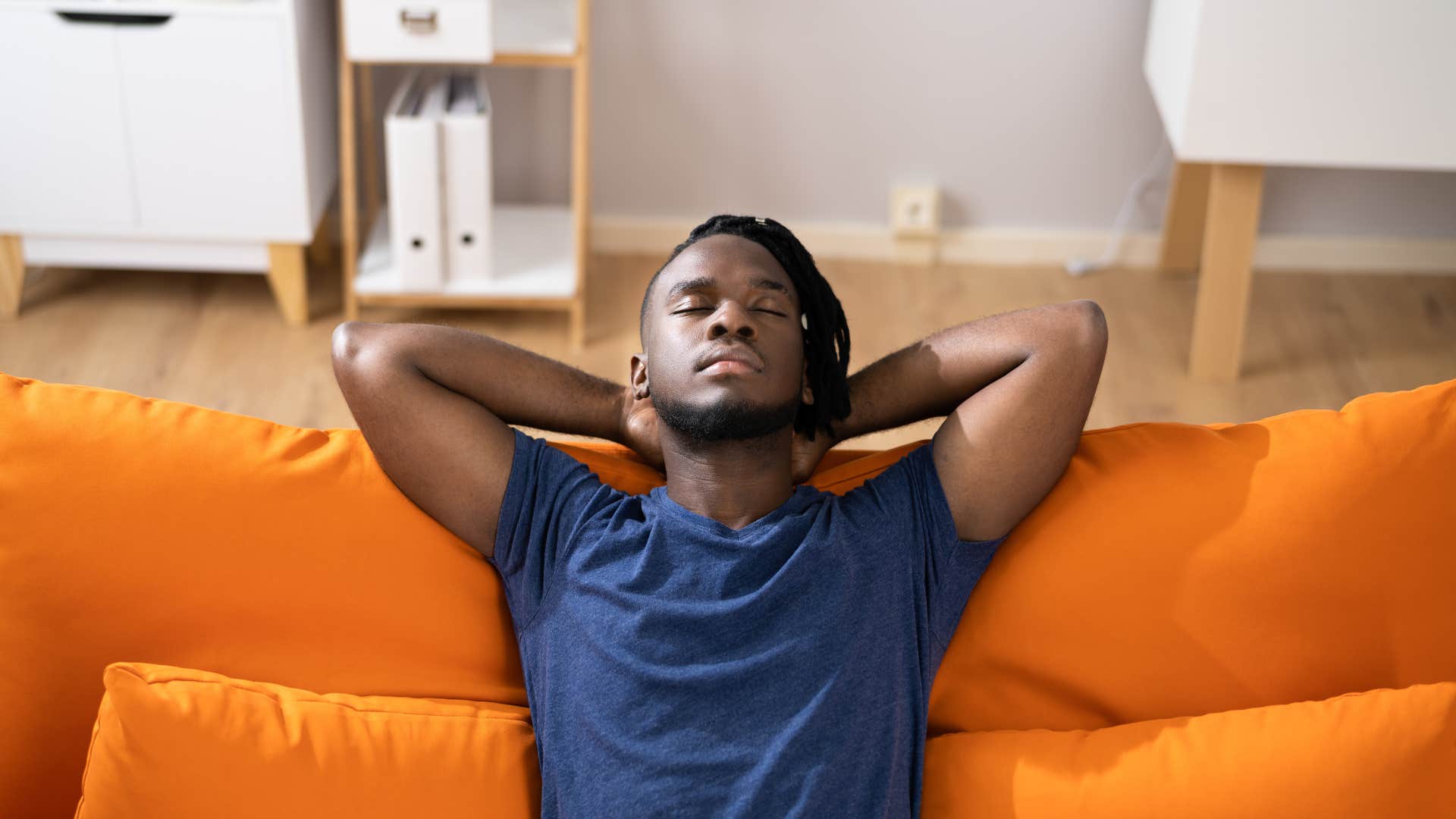 man taking time to himself after socializing too much