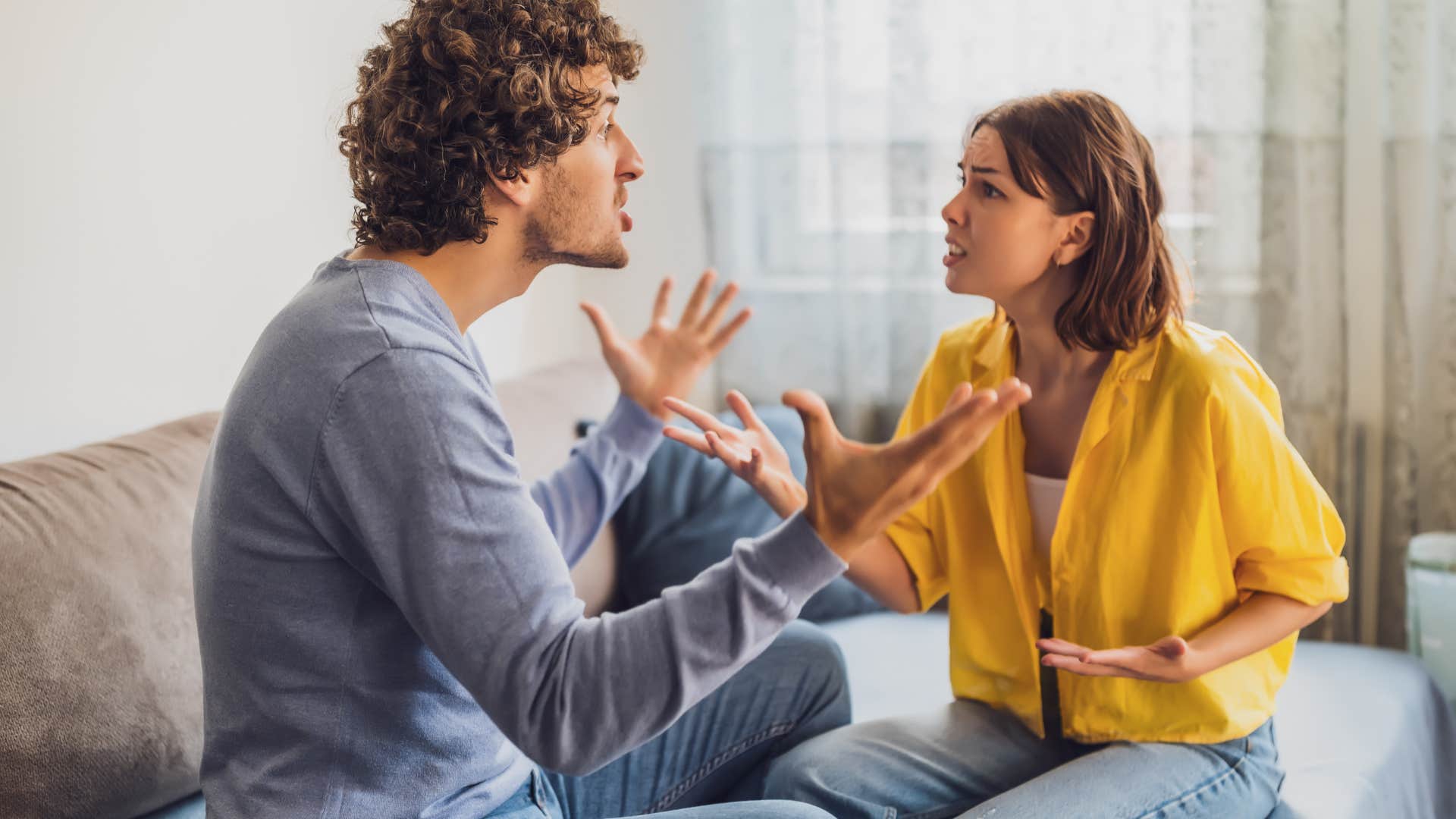 couple drifting toward divorce not having fun