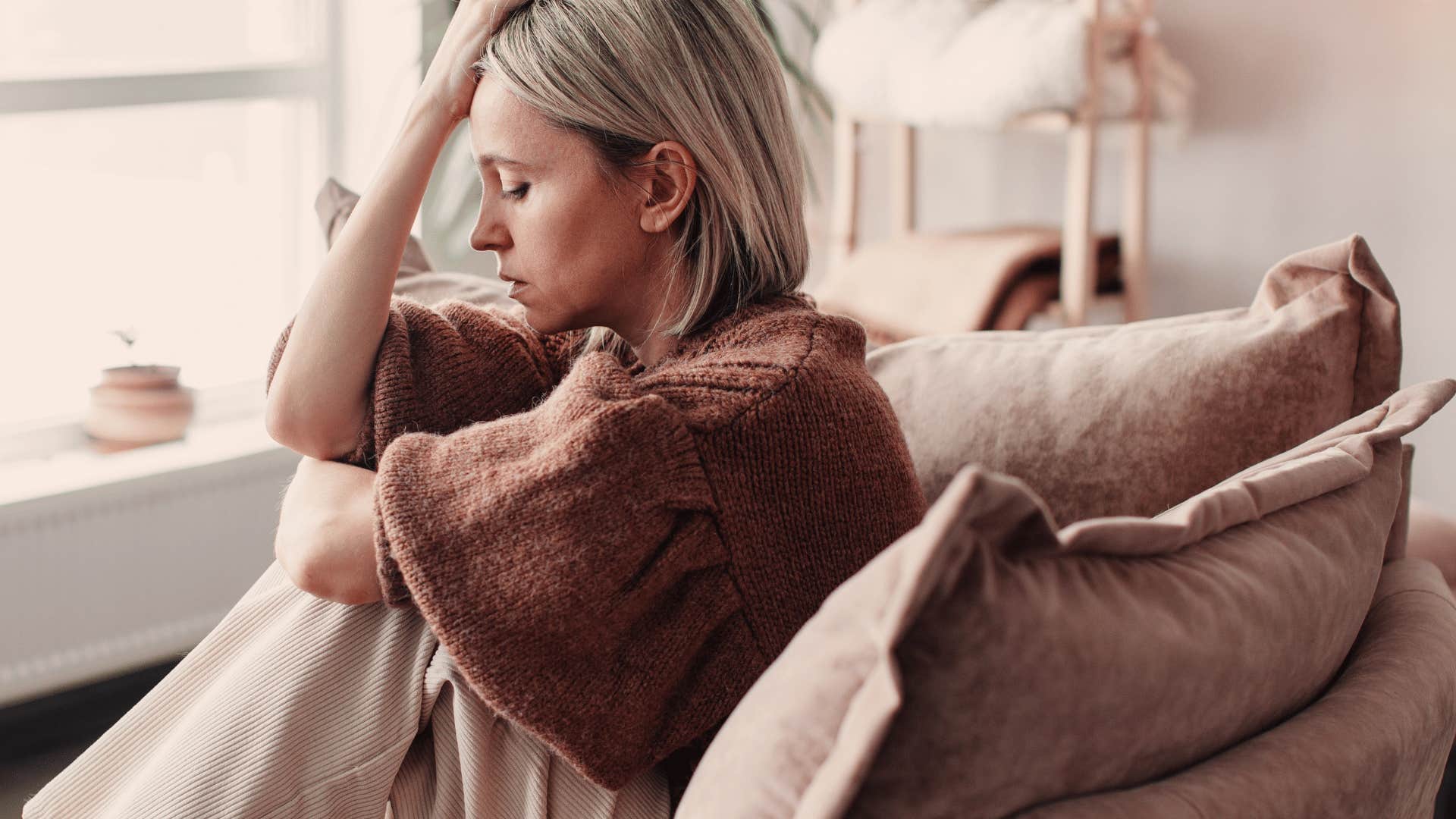 woman trying to process emotions