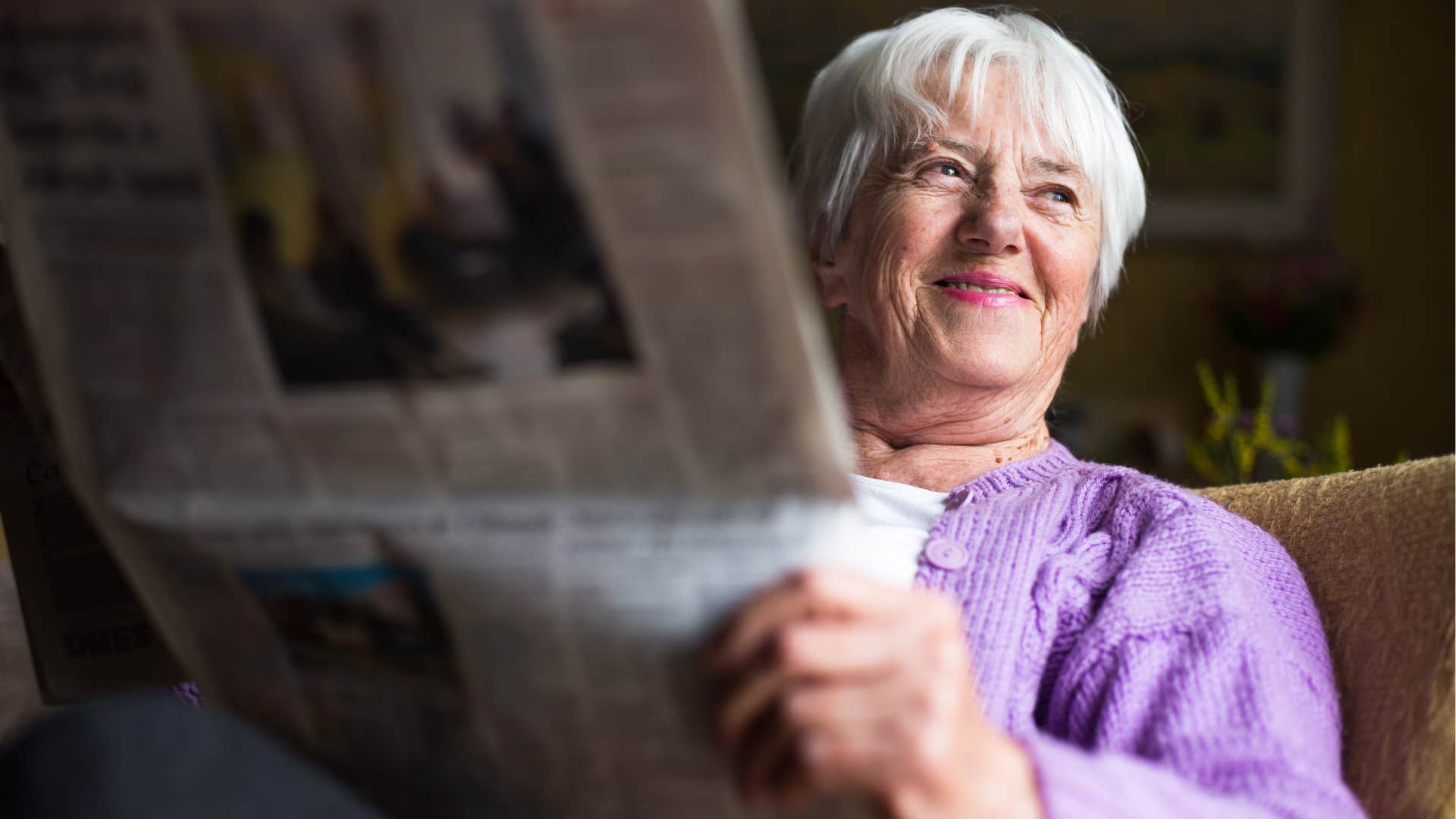 Woman who prefers solitude over social life because she appreciates the little things in life