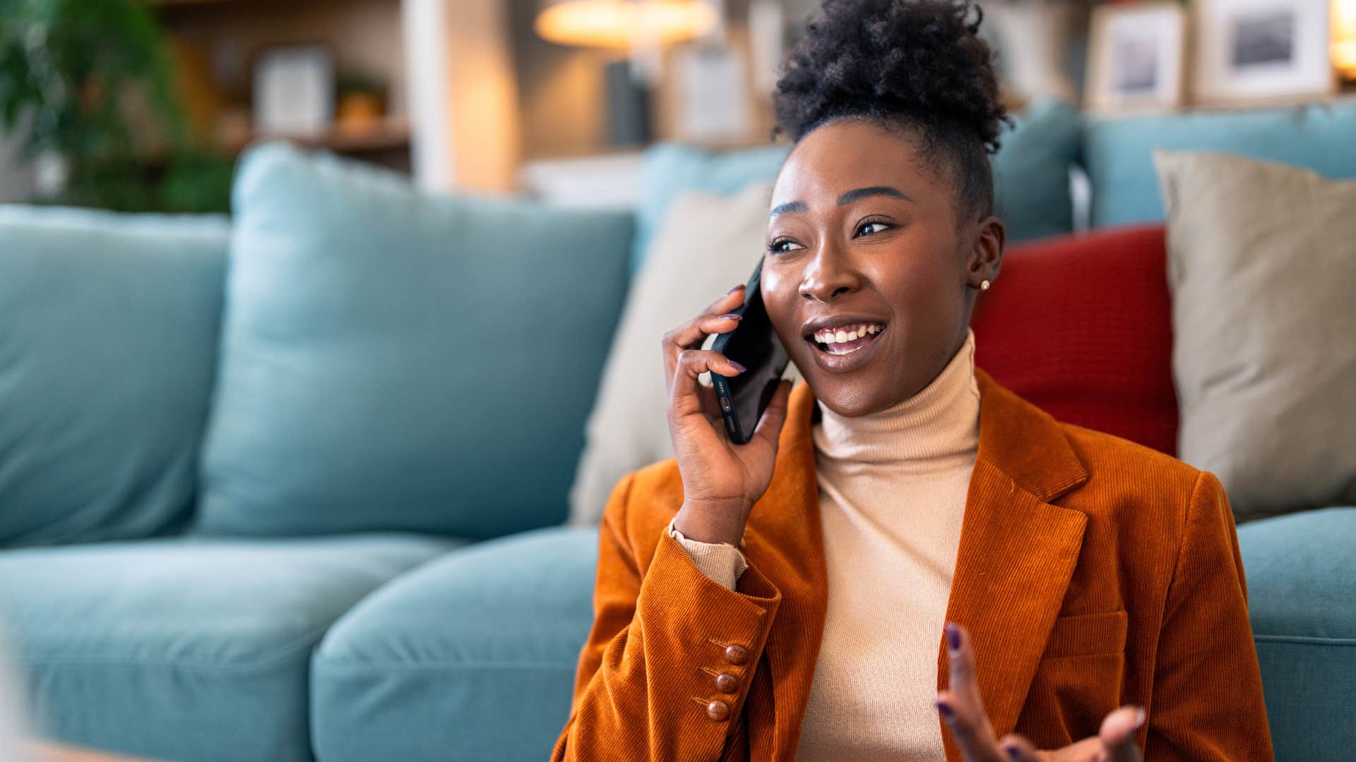Woman who prefers solitude over social life because she has a social career