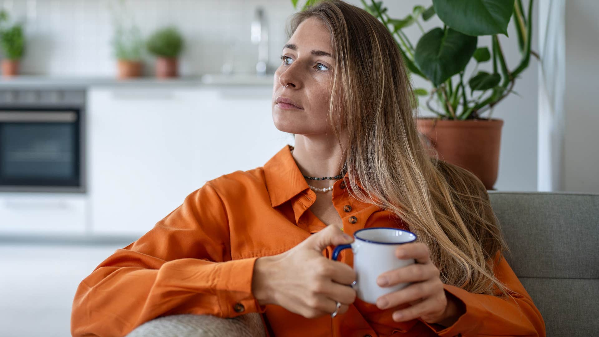 Woman who prefers solitude over social life because she doesn't care for superficial interactions