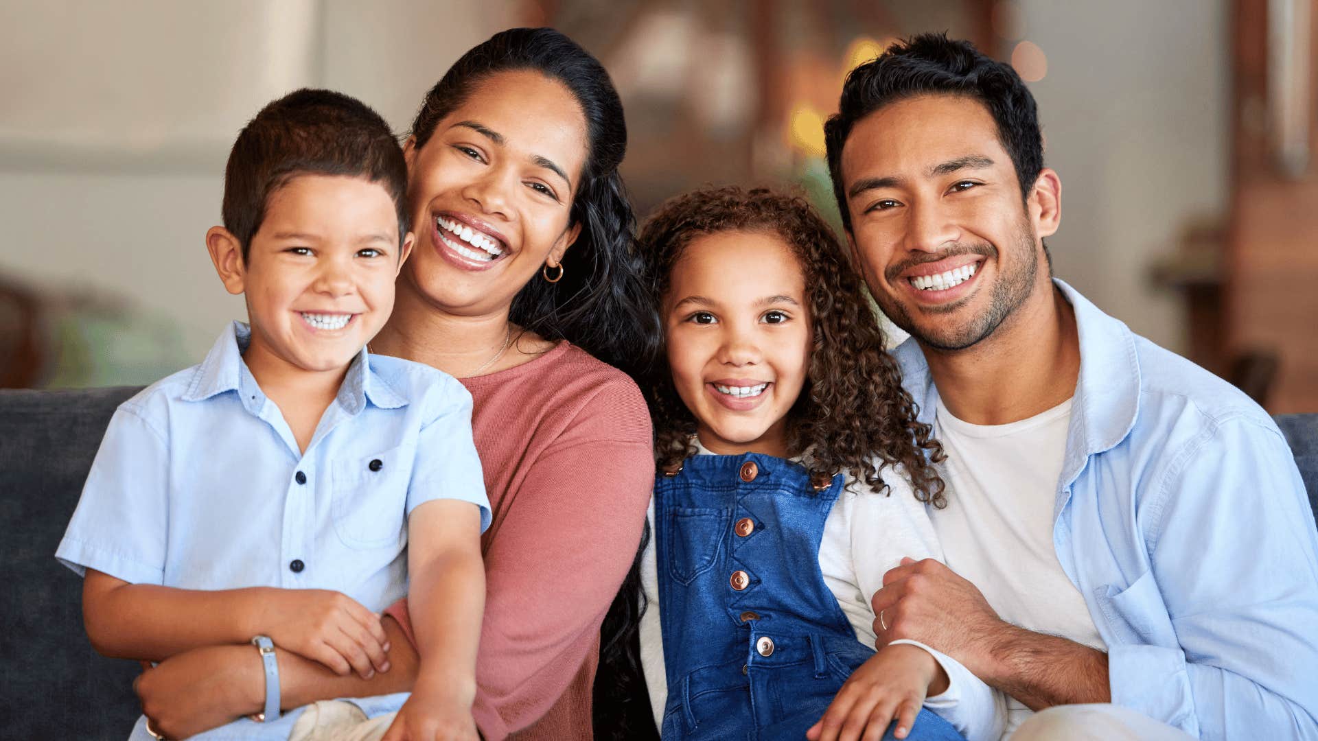 family spending time together