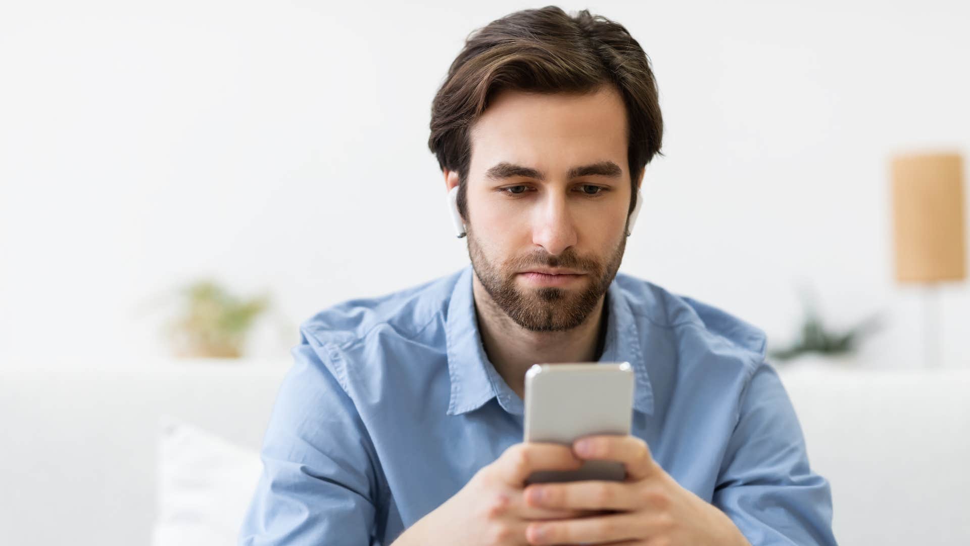 man being selective about who he spends his energy on