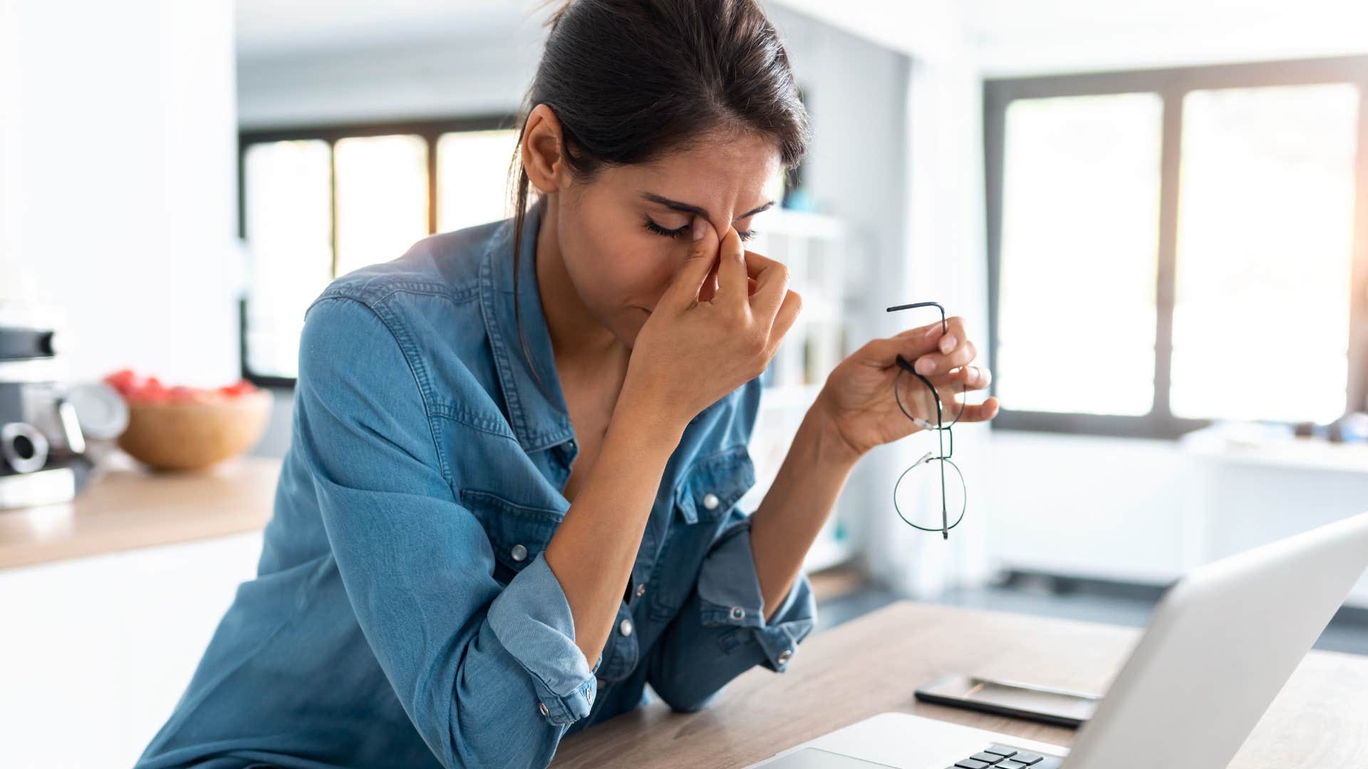 woman who feels everything and is overwhelmed