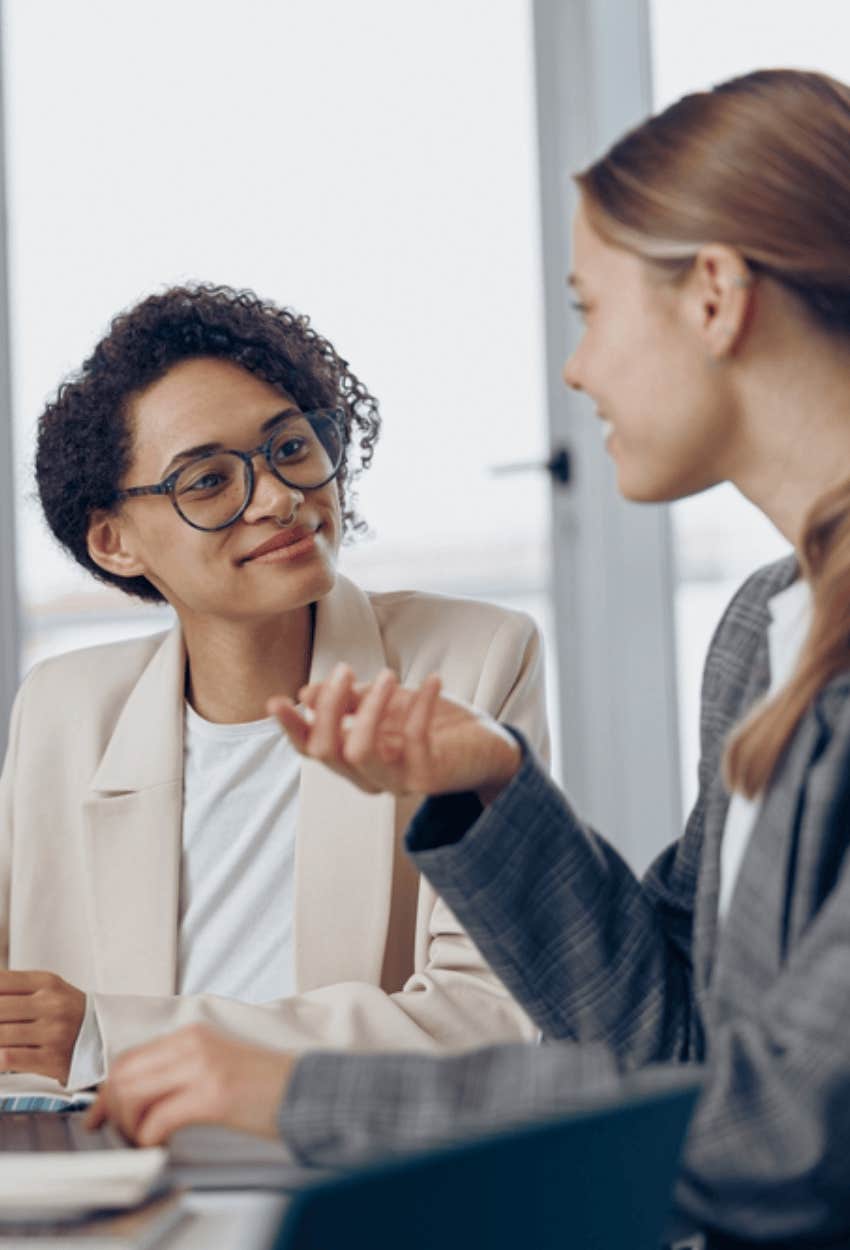 woman avoiding filler words 