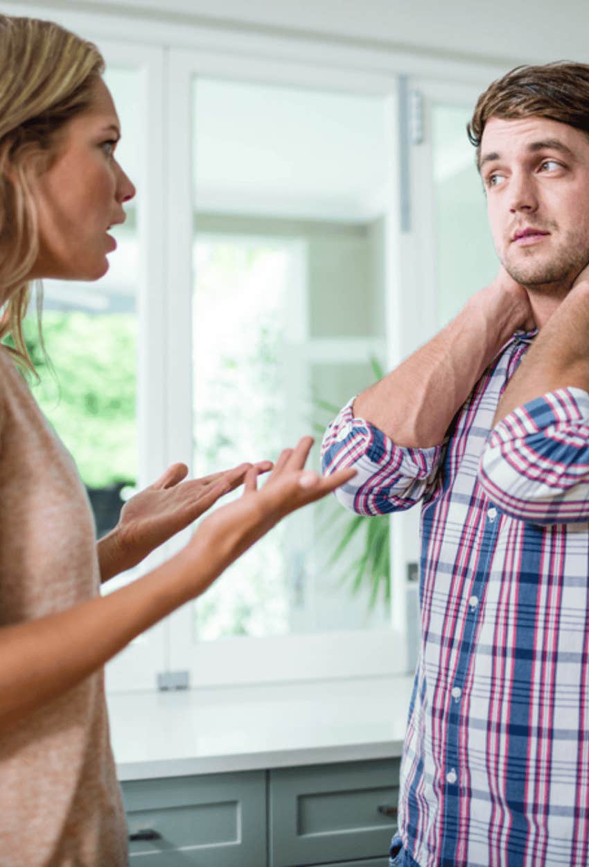 man handling disrespect 