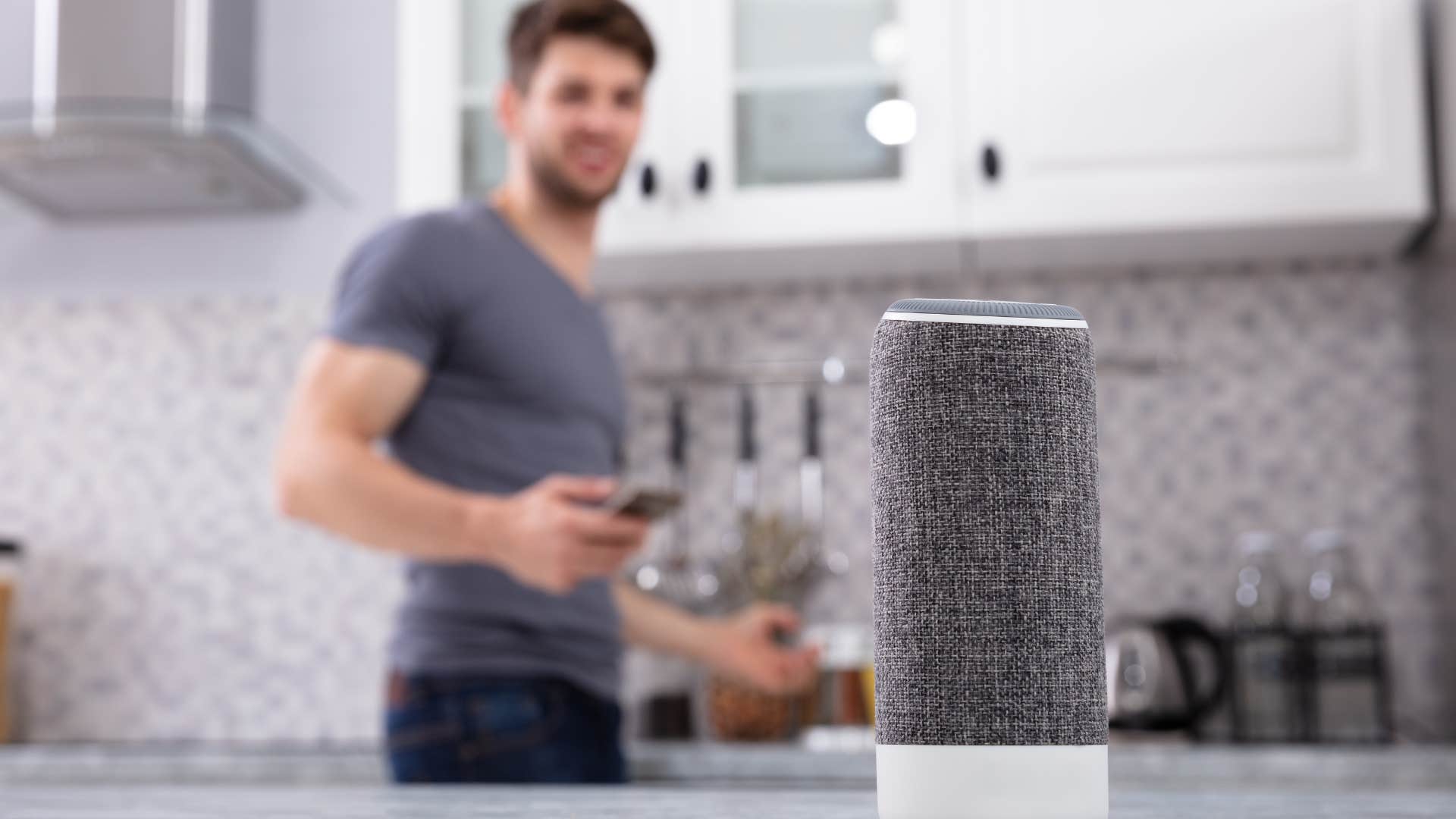 man who hates going out with a sound machine in his home
