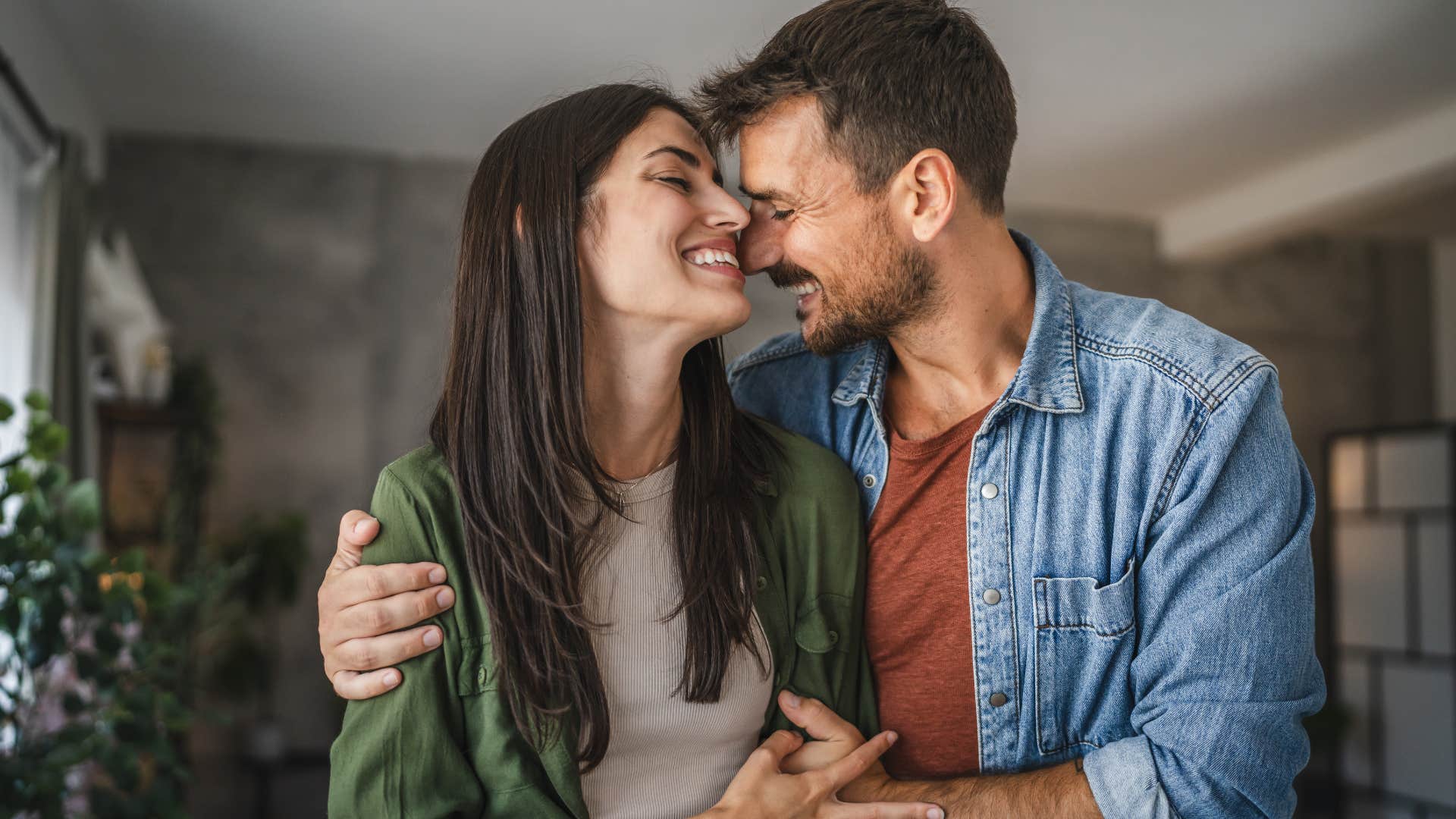 couple in long-term relationship who know touch is aphrodisiac